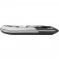 Надувная 3-местная ПВХ лодка Ривьера Компакт 3200 СК Комби (светло-серая/черная)